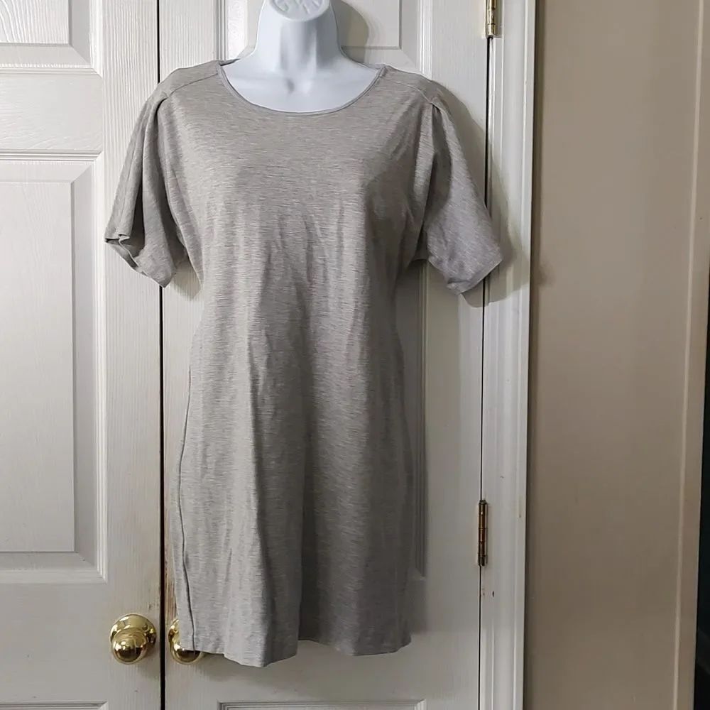Express jersey knit  t shirt style stretch  dress with tie in back Sz XS